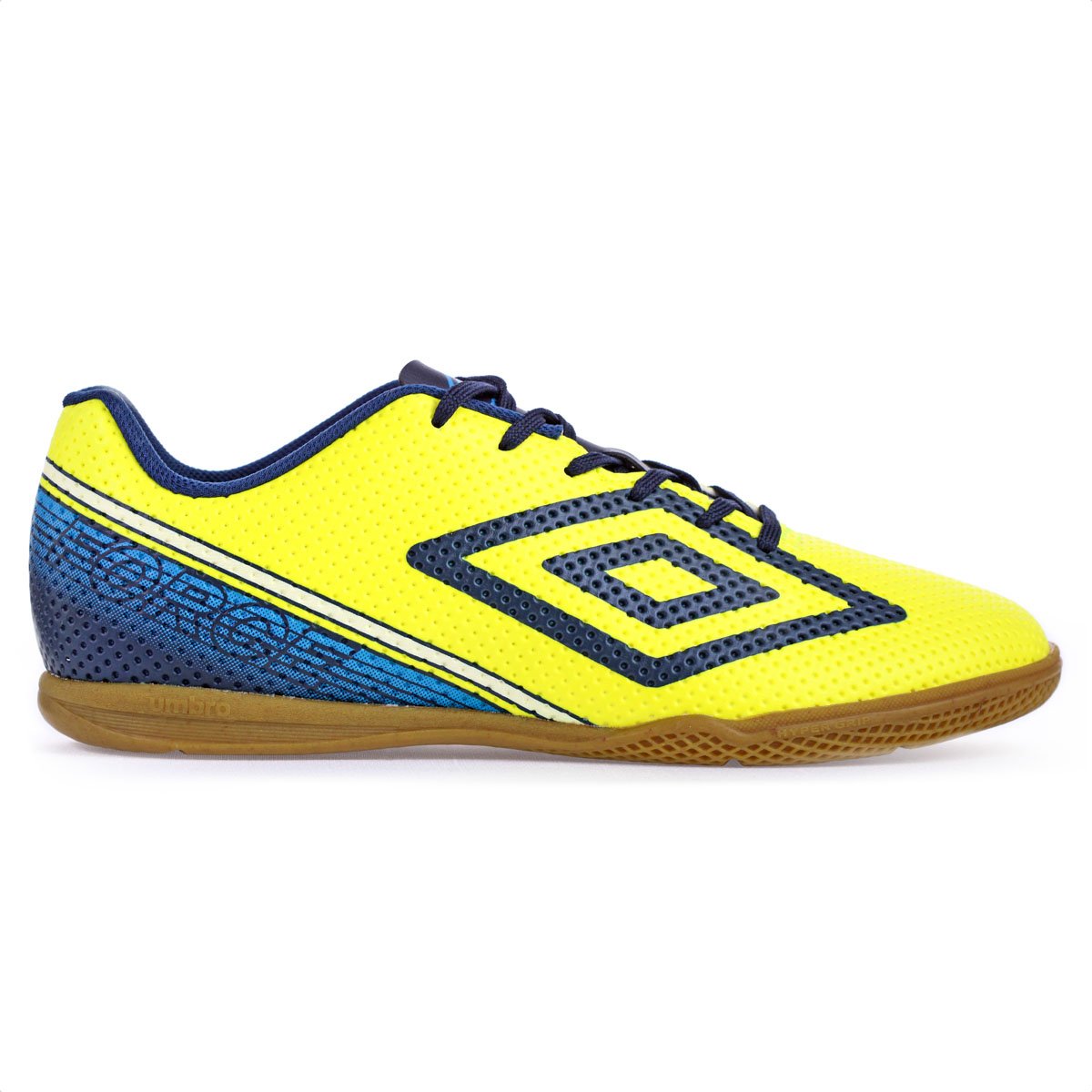 Chuteira Umbro Futsal Force Amarelo Marinho e Branco - Masculino Amarelo 2