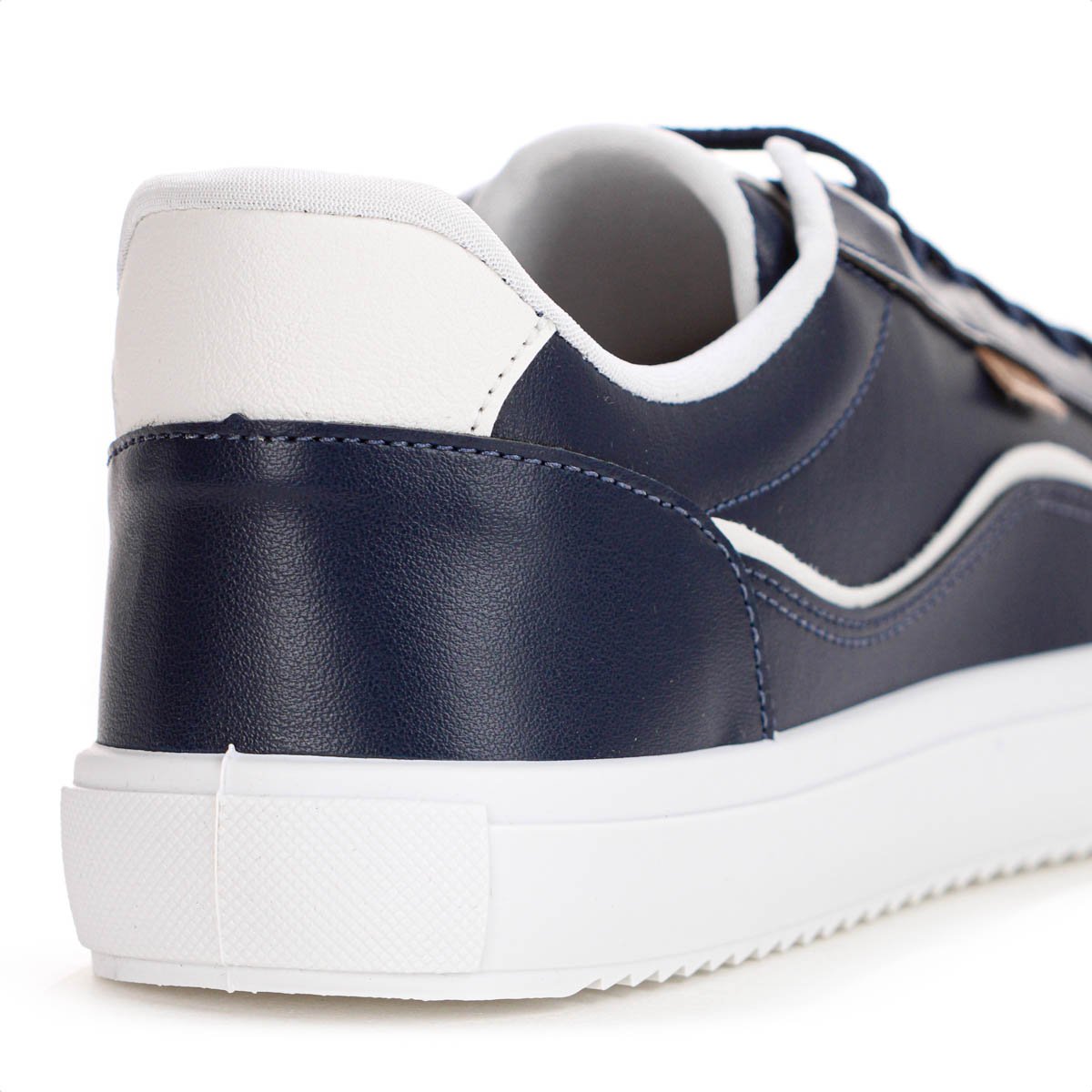 Tenis Anacapri Detalhe Onda Azul Marinho e Branco - Feminino Azul 7
