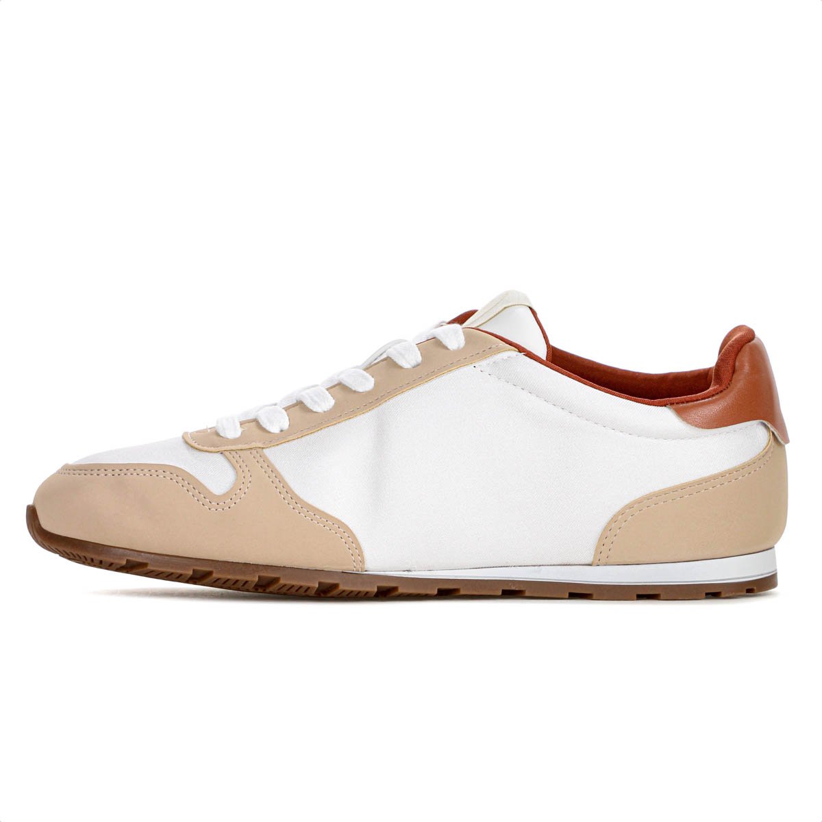 Tenis Anacapri Lola Branco Bege e Azul - Feminino Branco/Bege/Azul 2