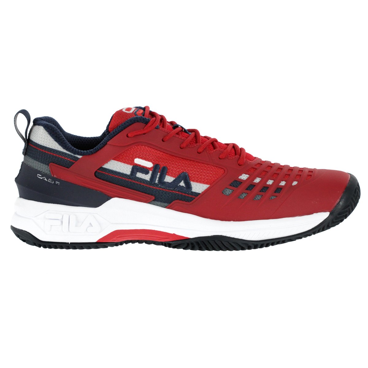 Tenis Fila Axilus Ace 2.0 Clay Vermelho e Marinho - Masculino