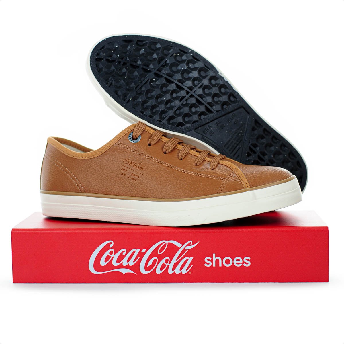 Tenis Coca Cola Stream Town Caramelo - Feminino Caramelo 9