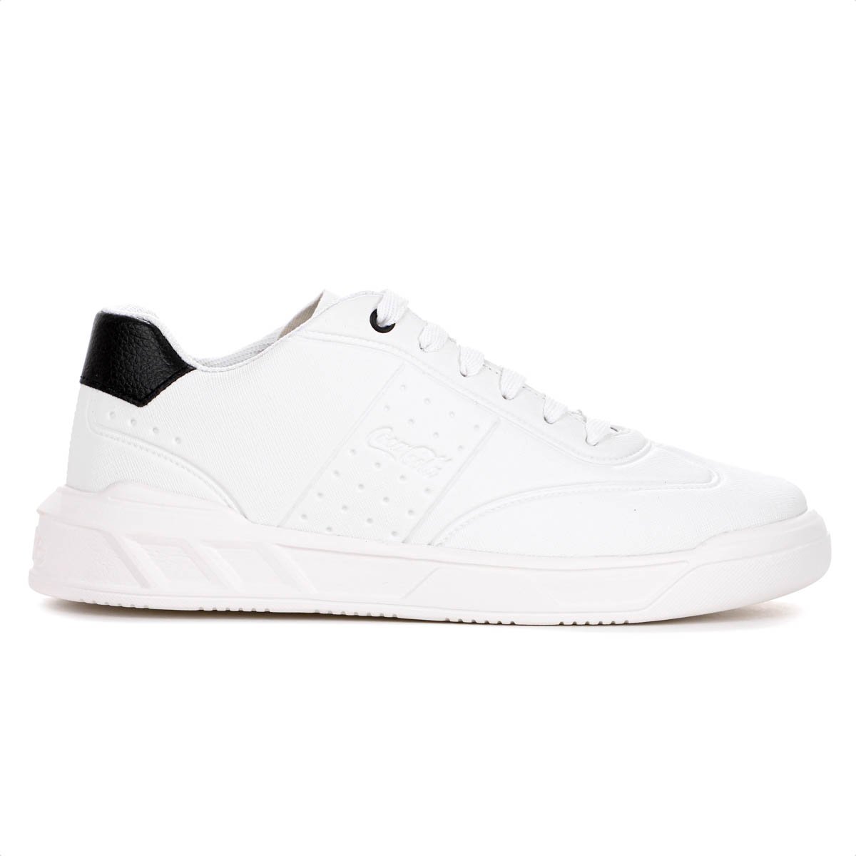 Tenis Coca Cola Soho Sky Branco e Preto - Masculino
