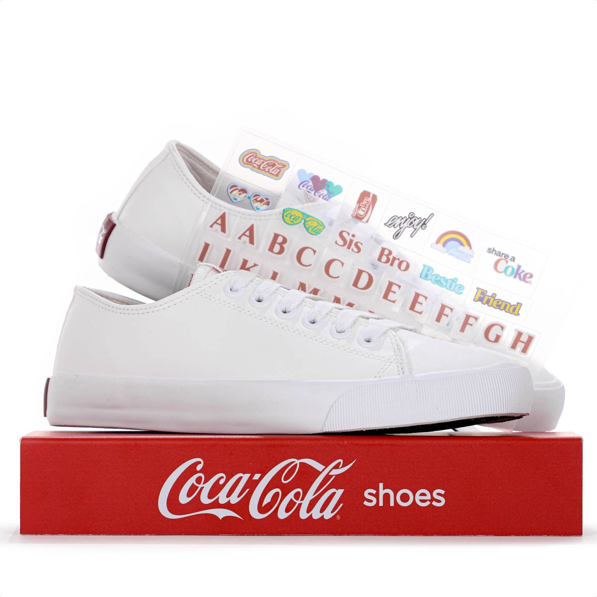 Tenis Coca Cola Share a Coke Branco - Feminino Branco 8