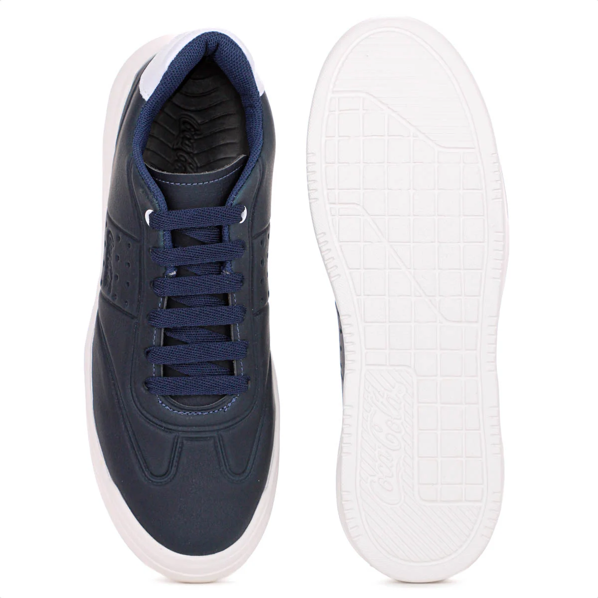 Tenis Coca Cola Soho Sky Azul Escuro e Branco - Masculino Azul Escuro 4