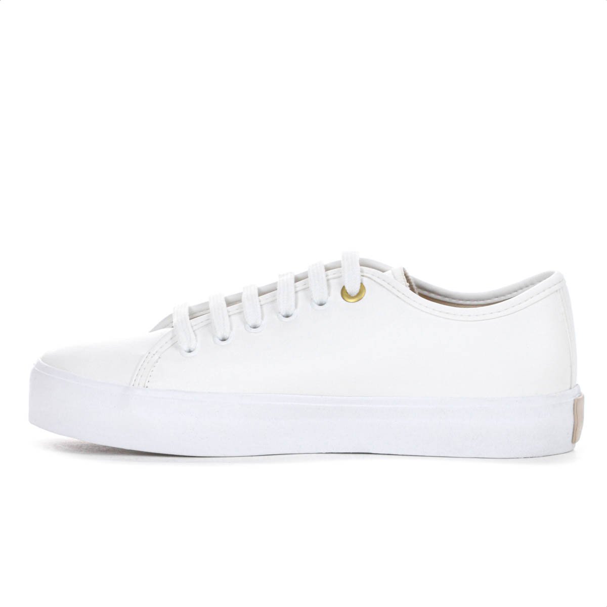 Tenis Coca Cola Key West Town Branco e Dourado - Feminino Branco 2