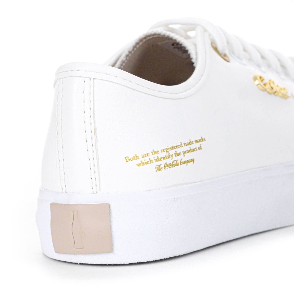 Tenis Coca Cola Key West Town Branco e Dourado - Feminino Branco 7