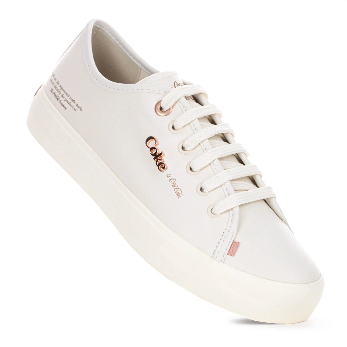 Tenis Coca Cola Key West Town Off White e Rose - Feminino Branco 5