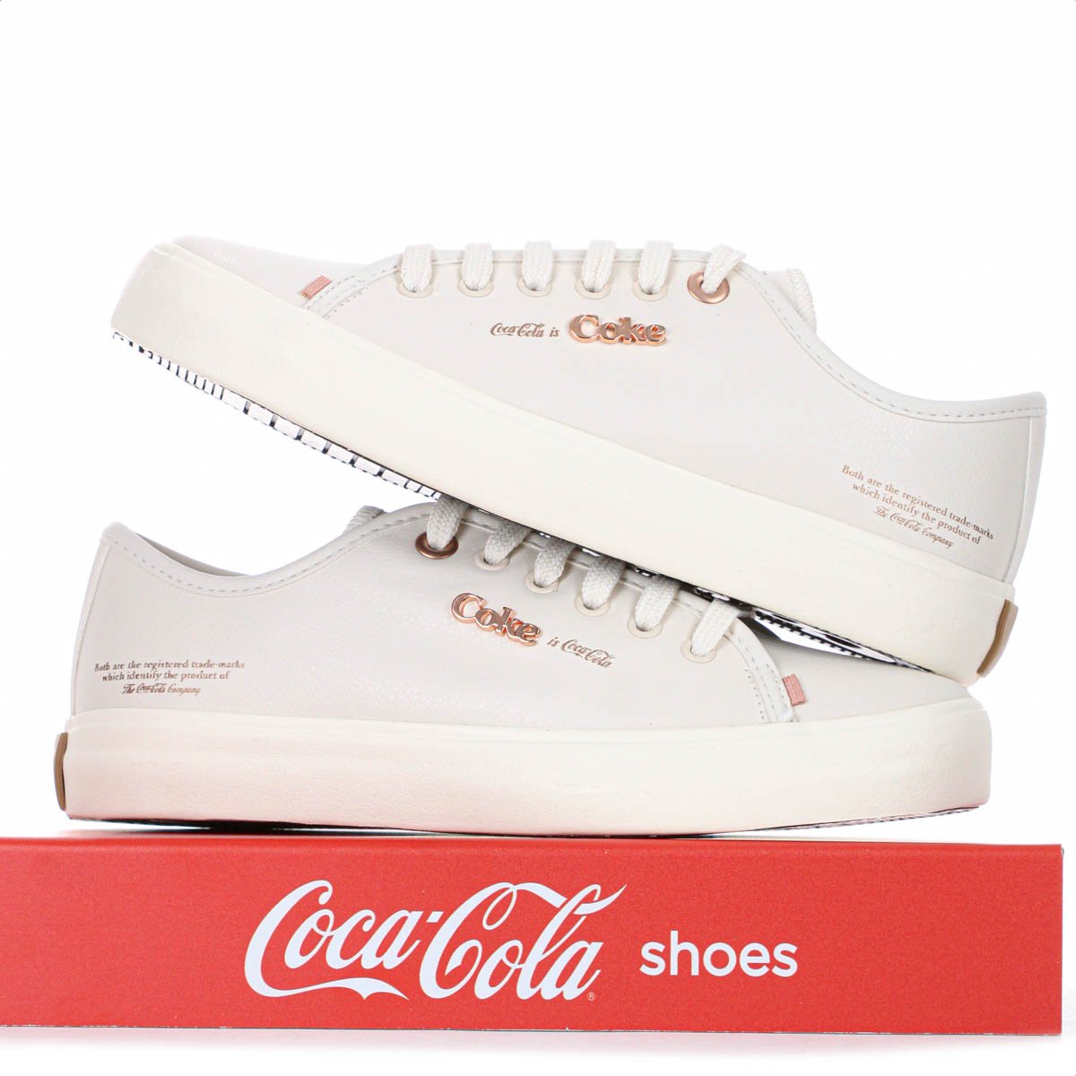 Tenis Coca Cola Key West Town Off White e Rose - Feminino Branco 8
