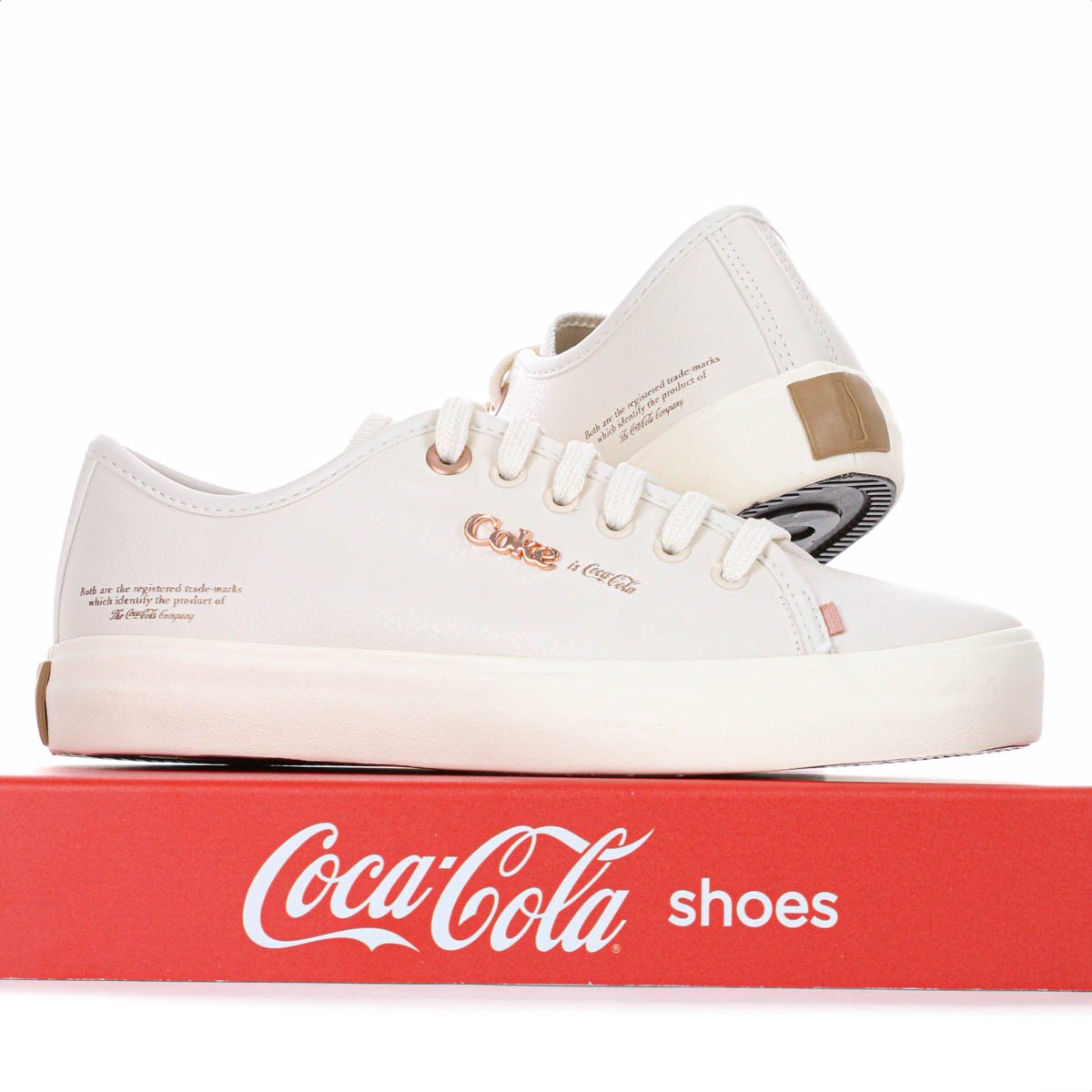 Tenis Coca Cola Key West Town Off White e Rose - Feminino Branco 9