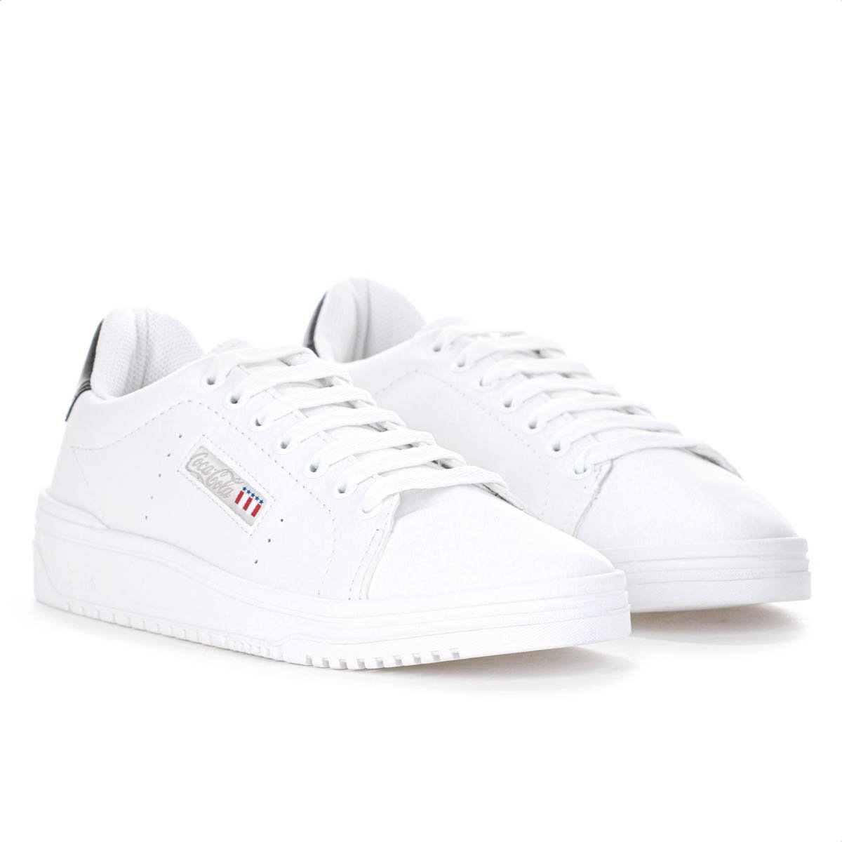 Tenis Coca Cola March Maverick Branco e Preto - Feminino Branco 3