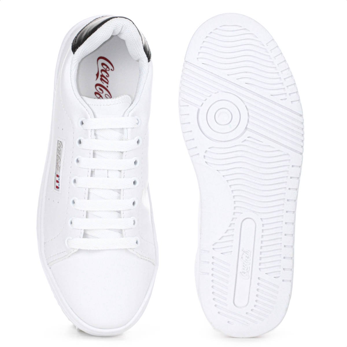 Tenis Coca Cola March Maverick Branco e Preto - Feminino Branco 4