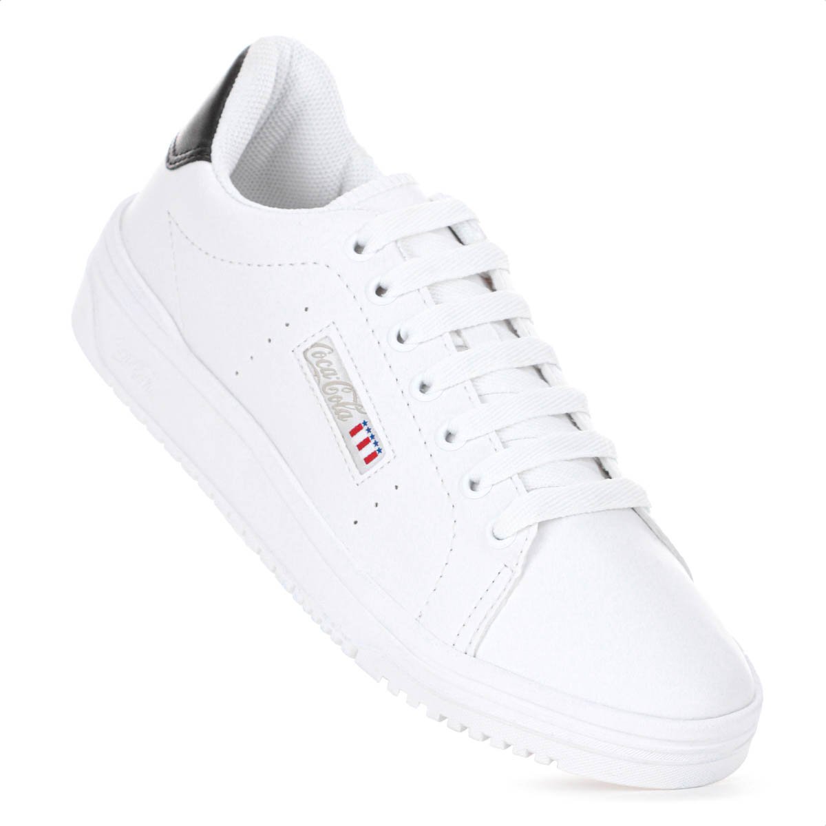 Tenis Coca Cola March Maverick Branco e Preto - Feminino Branco 5