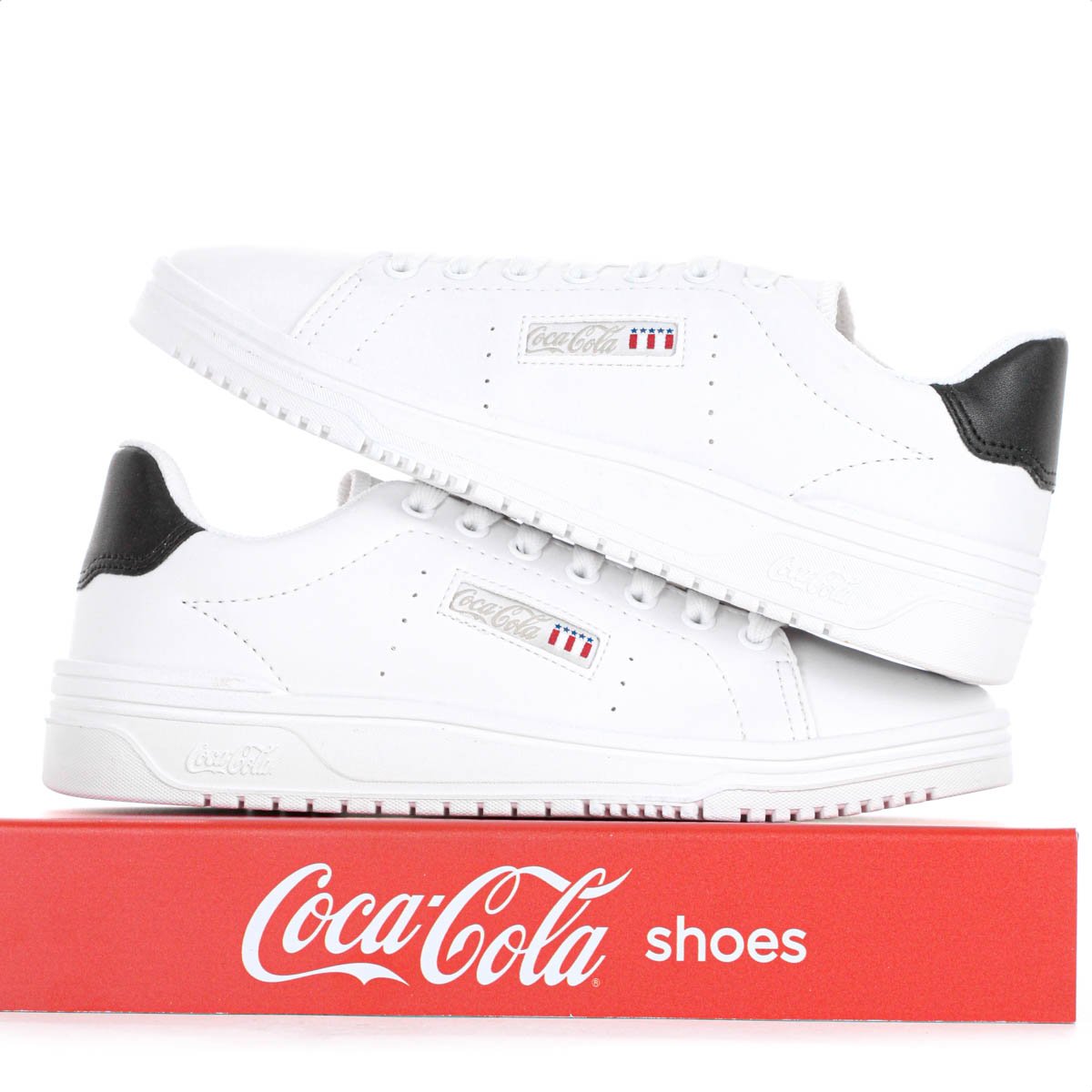 Tenis Coca Cola March Maverick Branco e Preto - Feminino Branco 8