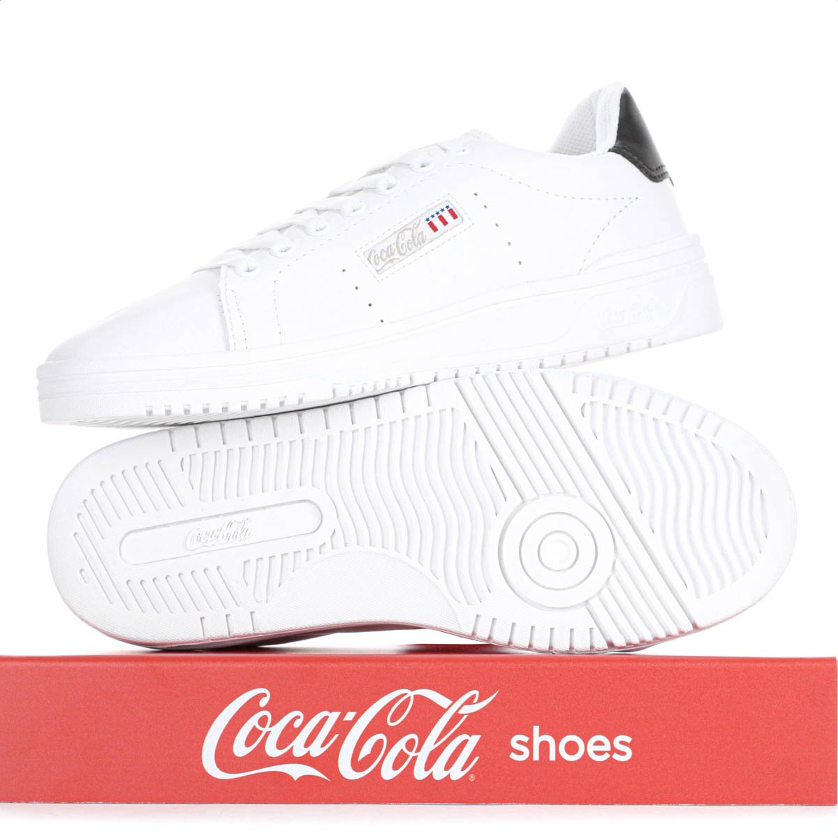 Tenis Coca Cola March Maverick Branco e Preto - Feminino Branco 9