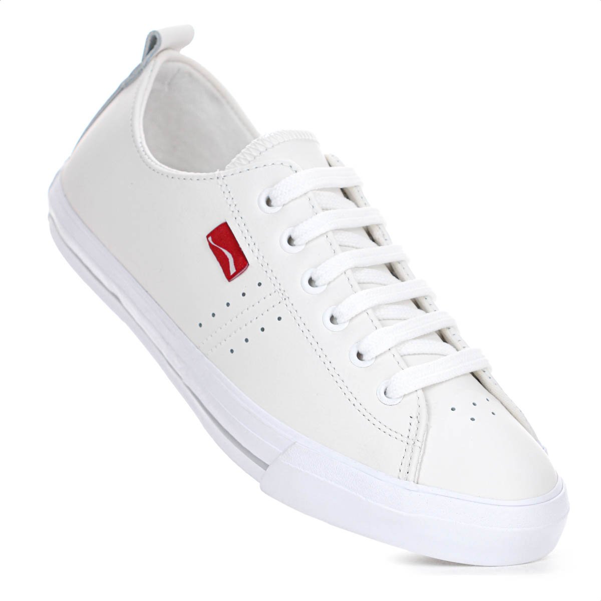 Tenis Coca Cola Isla Leather Branco - Feminino Branco 5