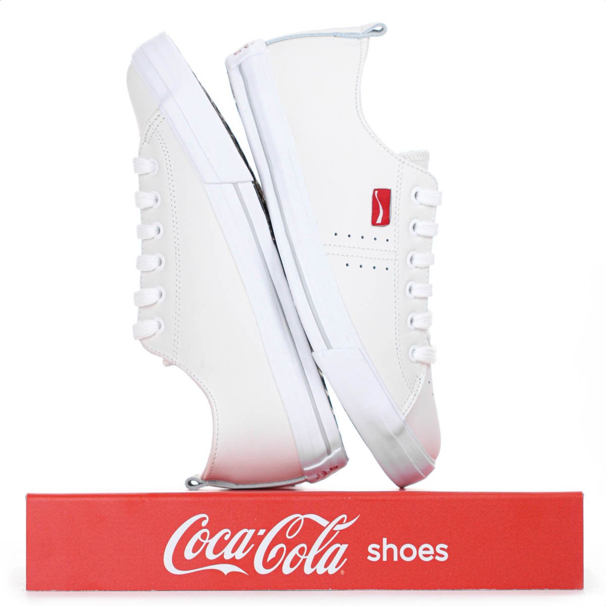 Tenis Coca Cola Isla Leather Branco - Feminino Branco 8