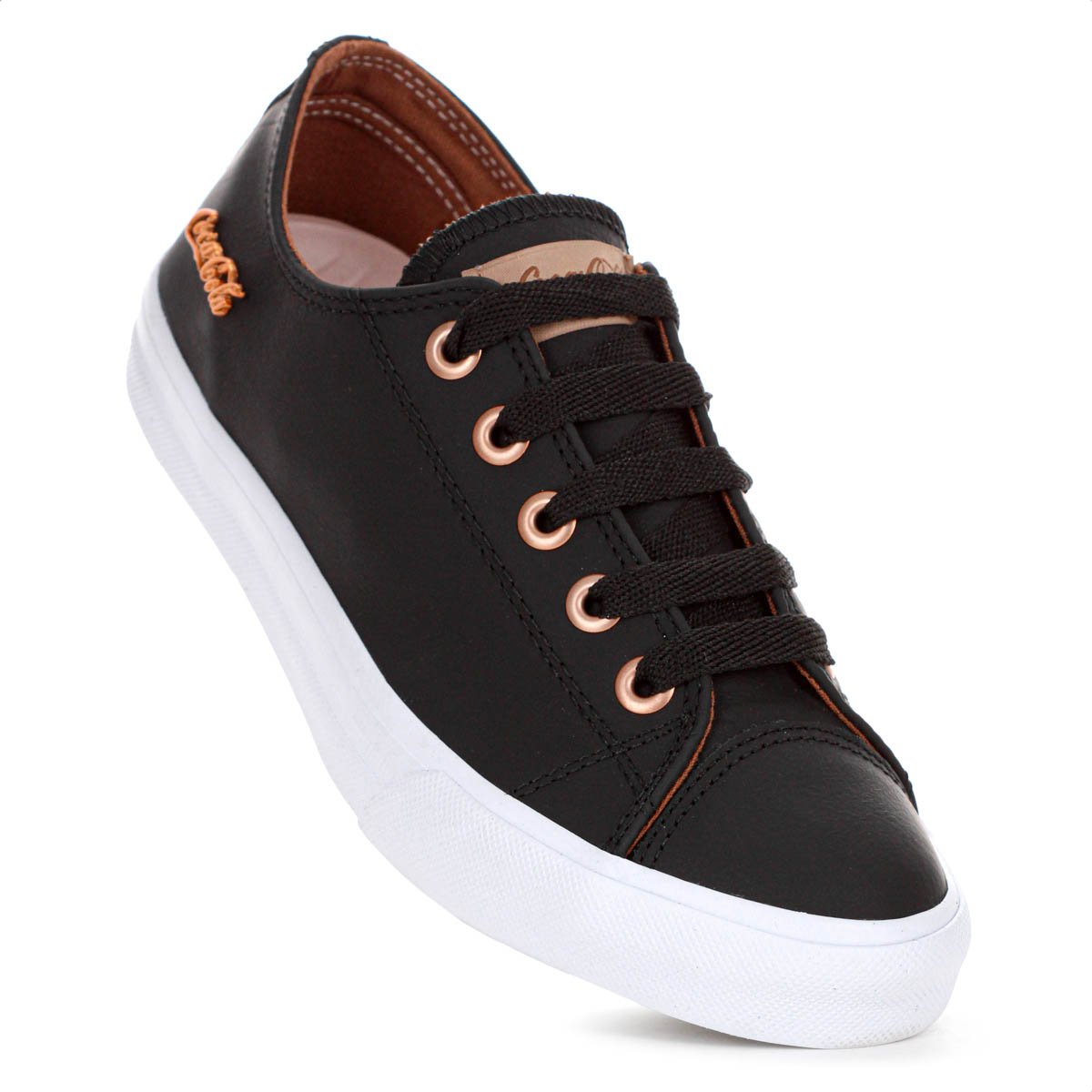 Tenis Coca Cola Atlanta Leather Preto e Cobre - Feminino Preto 5