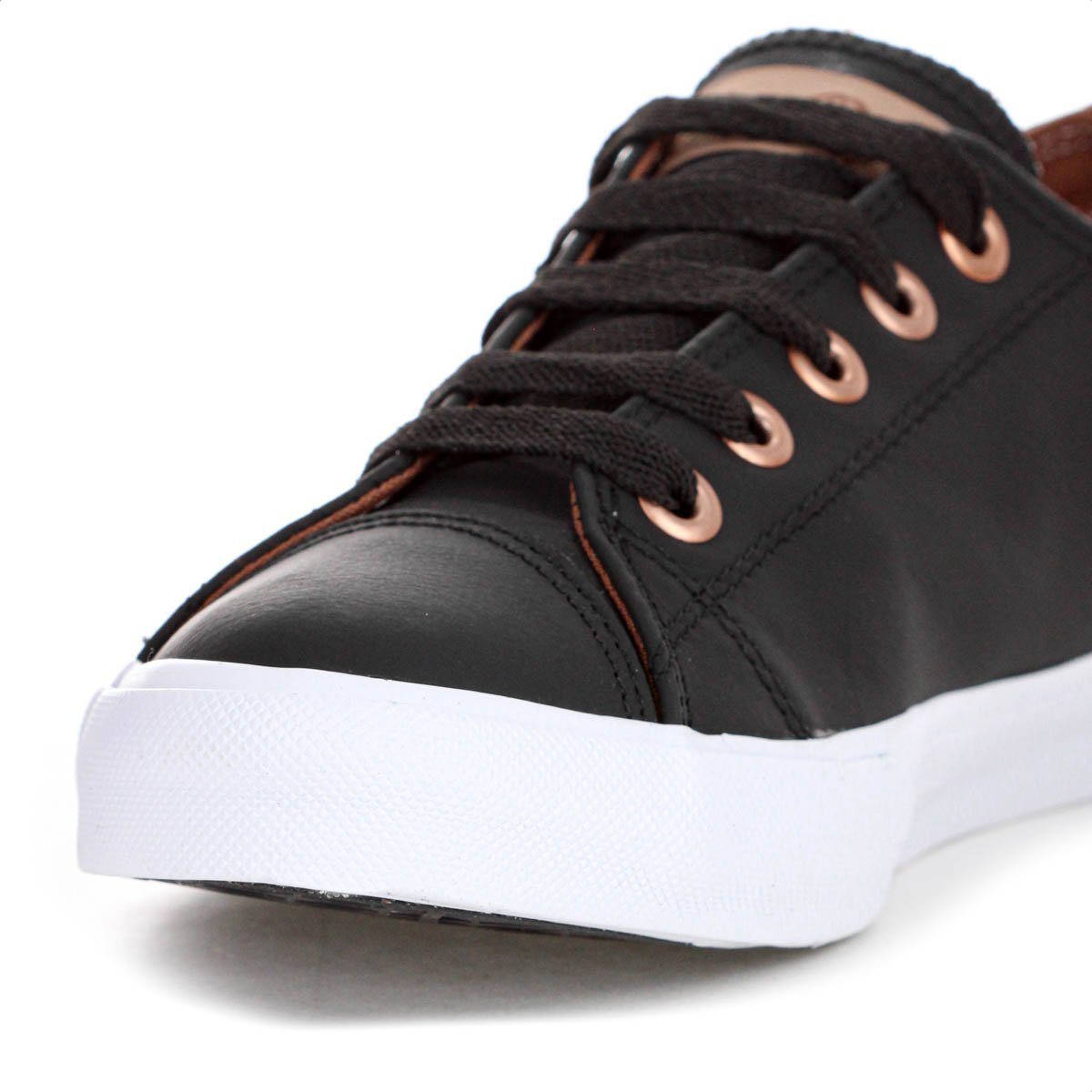 Tenis Coca Cola Atlanta Leather Preto e Cobre - Feminino Preto 7