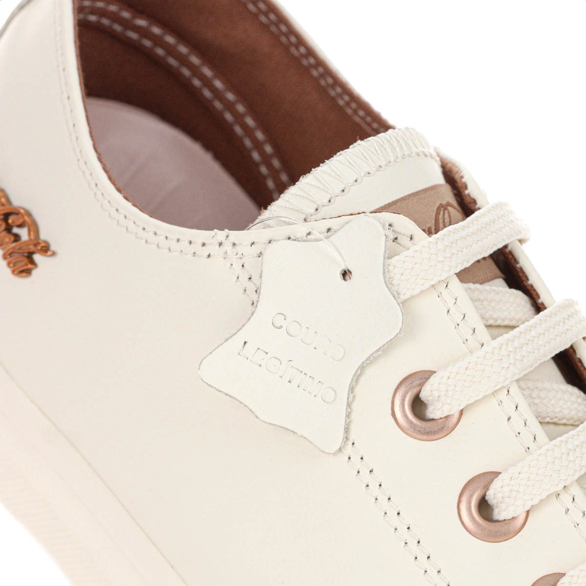 Tenis Coca Cola Atlanta Leather Off White e Cobre - Feminino Off White 6