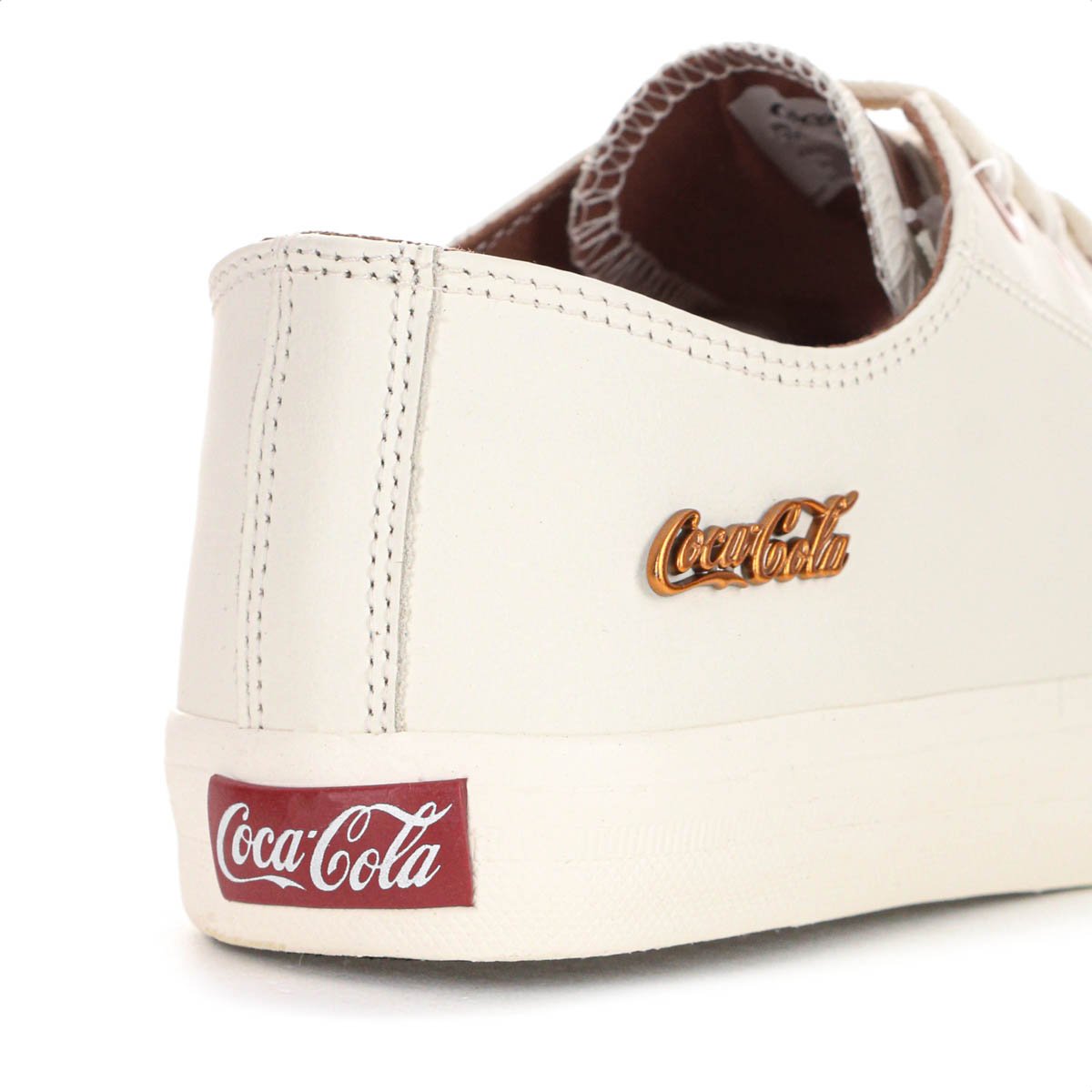 Tenis Coca Cola Atlanta Leather Off White e Cobre - Feminino Off White 8