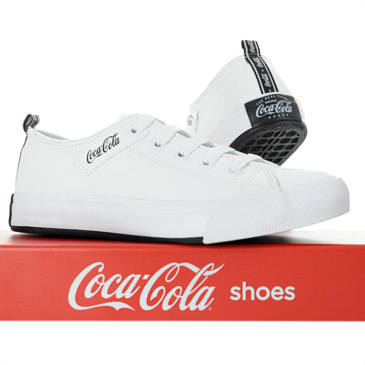 Tenis Coca Cola Atlanta Town Coke Branco - Feminino Branco 8