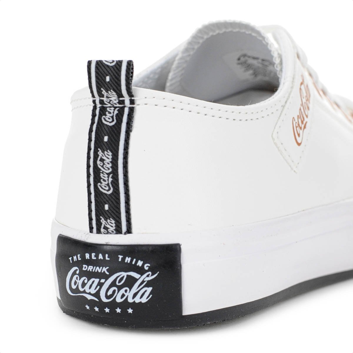 Tenis Coca Cola Atlanta Town Coke Branco e Cobre - Feminino Branco 4