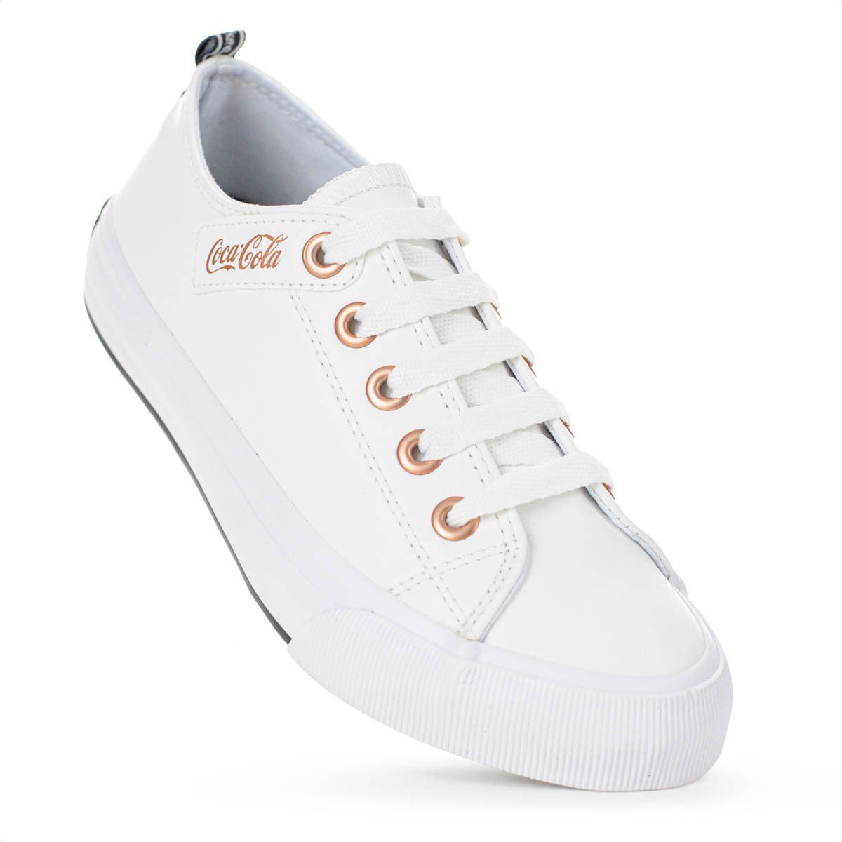 Tenis Coca Cola Atlanta Town Coke Branco e Cobre - Feminino Branco 5