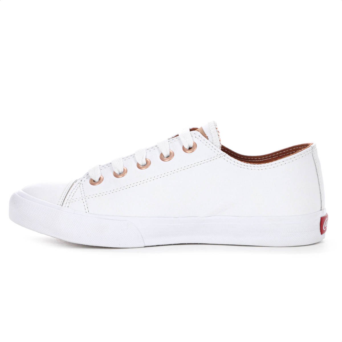 Tenis Coca Cola Atlanta Leather Branco e Cobre - Feminino Branco 2