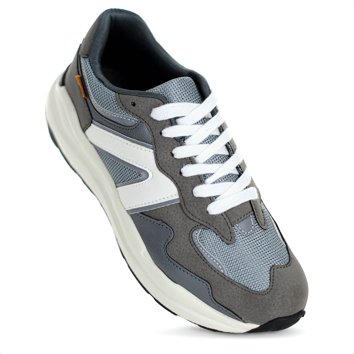 Tenis Anacapri Sporty Mia Virginia Fonseca Cinza Branco e Preto- Feminino Cinza 3