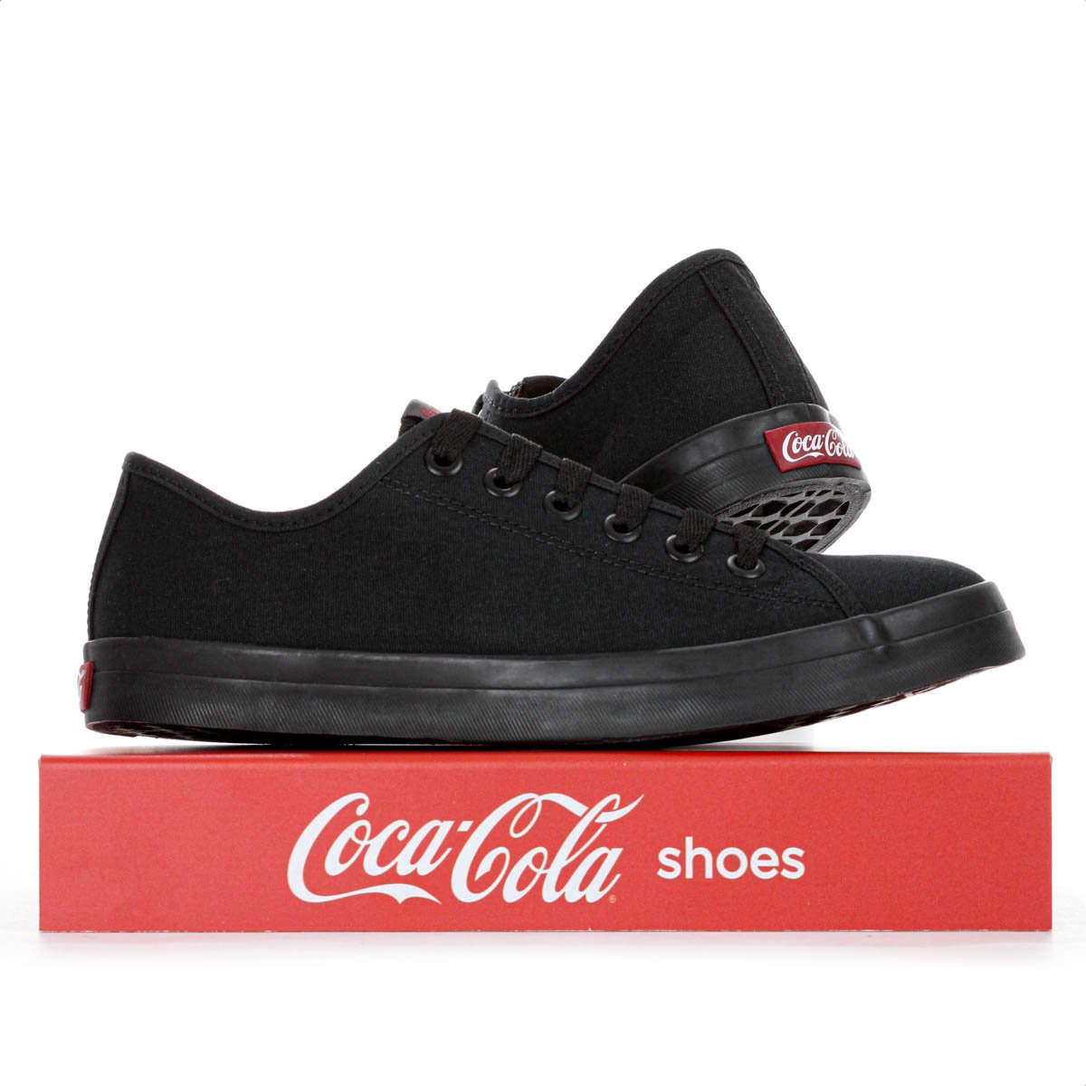 Tenis Coca Cola Stream Mono Canvas Preto - Masculino Preto 9
