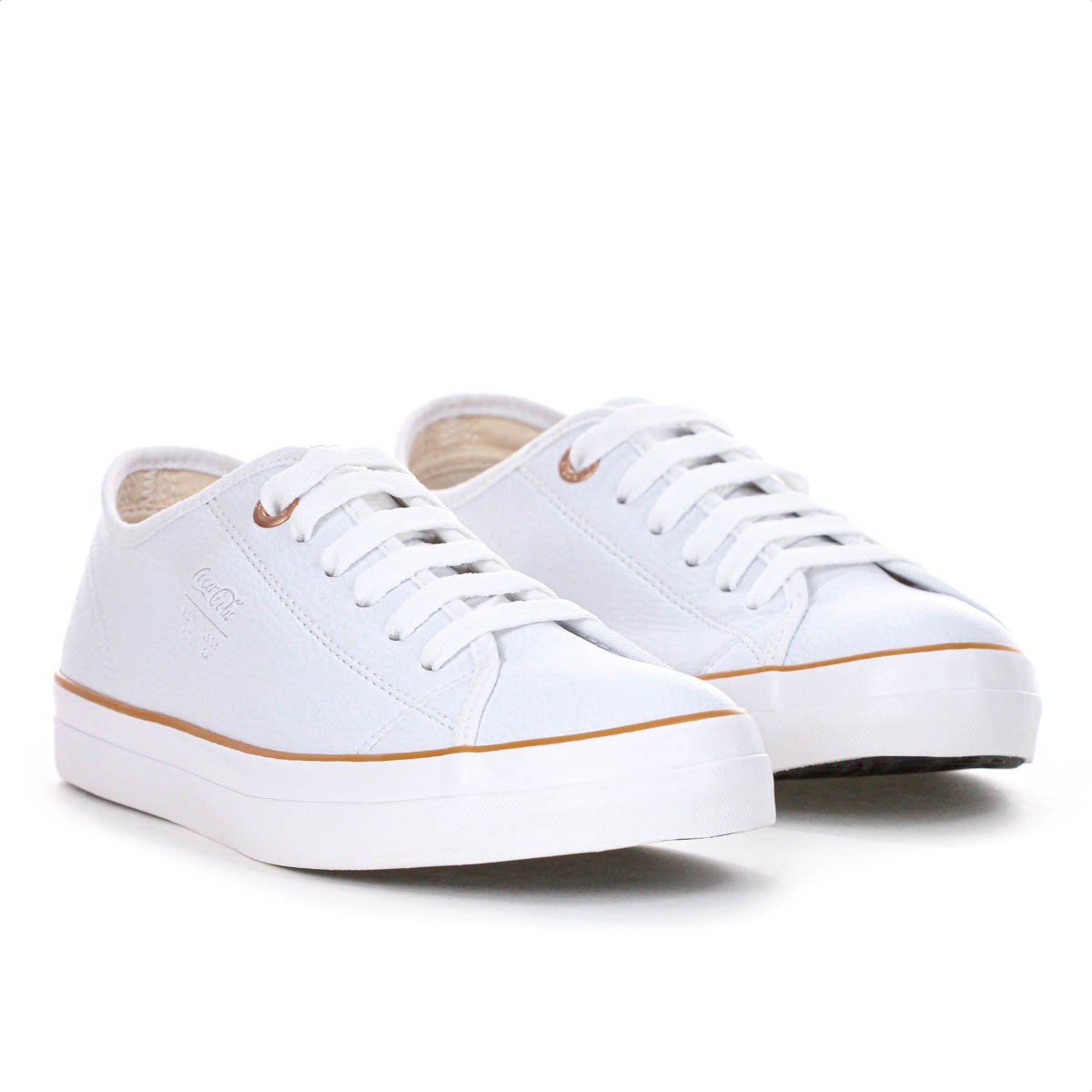 Tenis Coca Cola Stream Charm Town Branco - Feminino Branco 3