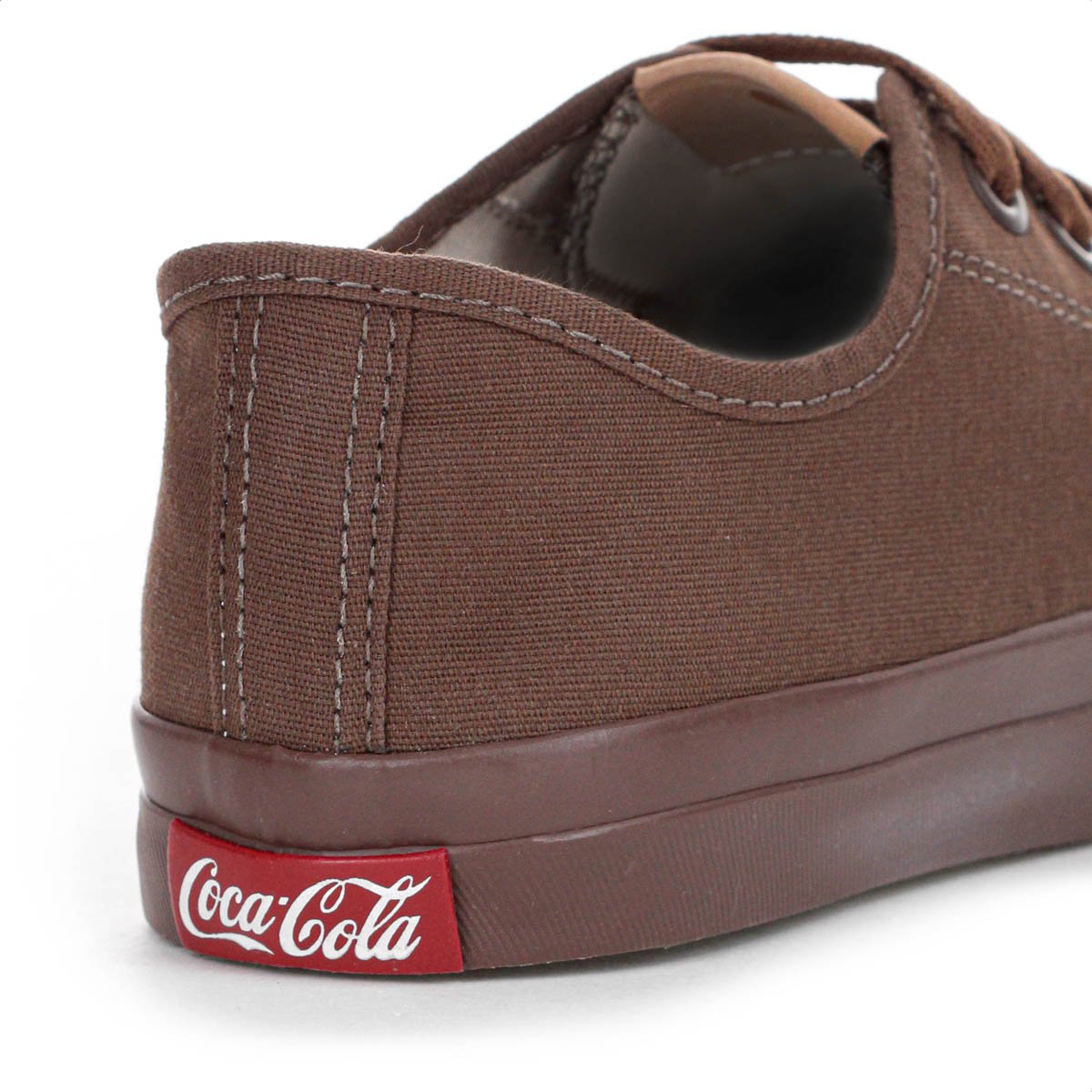 Tenis Coca Cola Stream Mono Canvas Marrom Escuro - Feminino Marrom 7