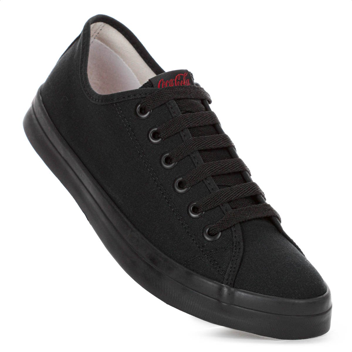 Tenis Coca Cola Stream Mono Canvas Preto - Feminino Preto 3