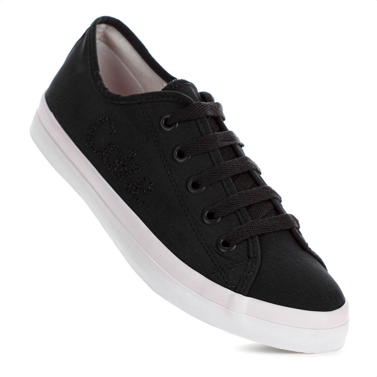 Tenis Coca Cola Stream Twill Glow Preto - Feminino Preto 5