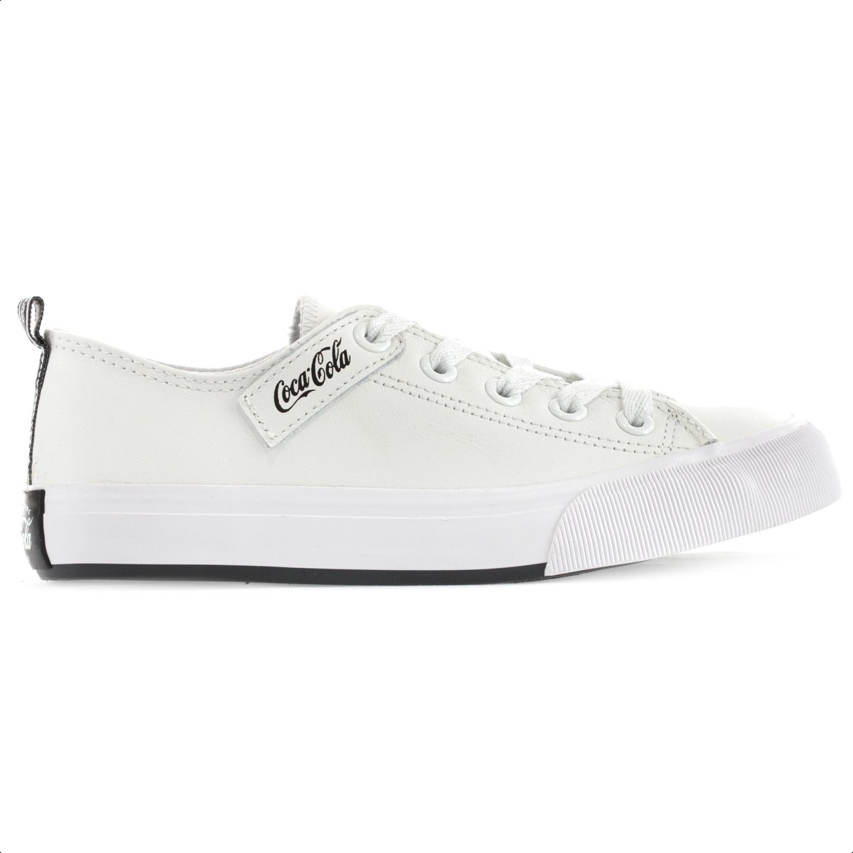 Tenis Coca Cola Atlanta Leather Coke Branco - Feminino