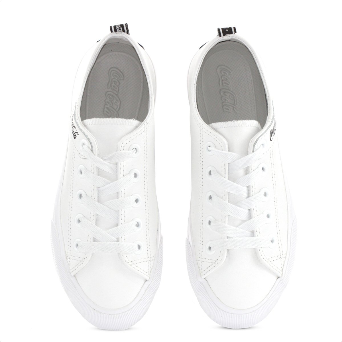 Tenis Coca Cola Atlanta Leather Coke Branco - Feminino Branco 5