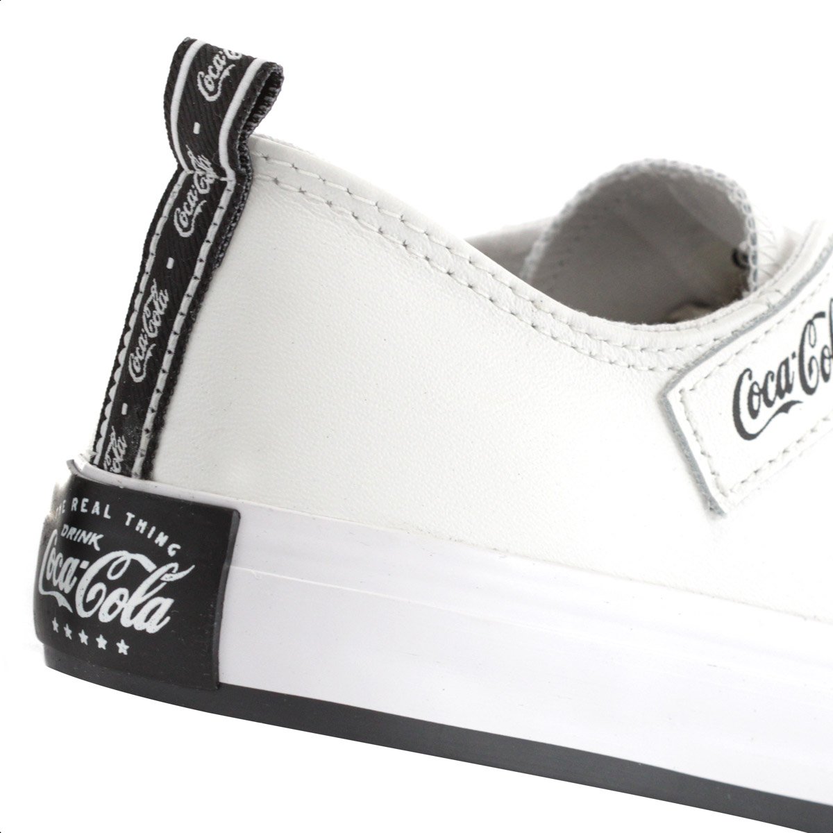 Tenis Coca Cola Atlanta Leather Coke Branco - Feminino Branco 8