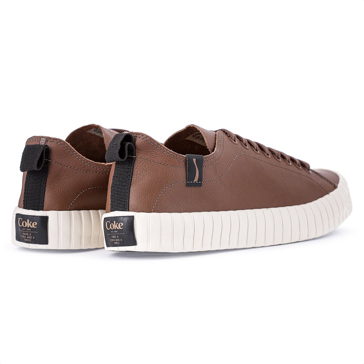 Tenis Coca Cola Houston Leather Marrom - Masculino Marrom 5