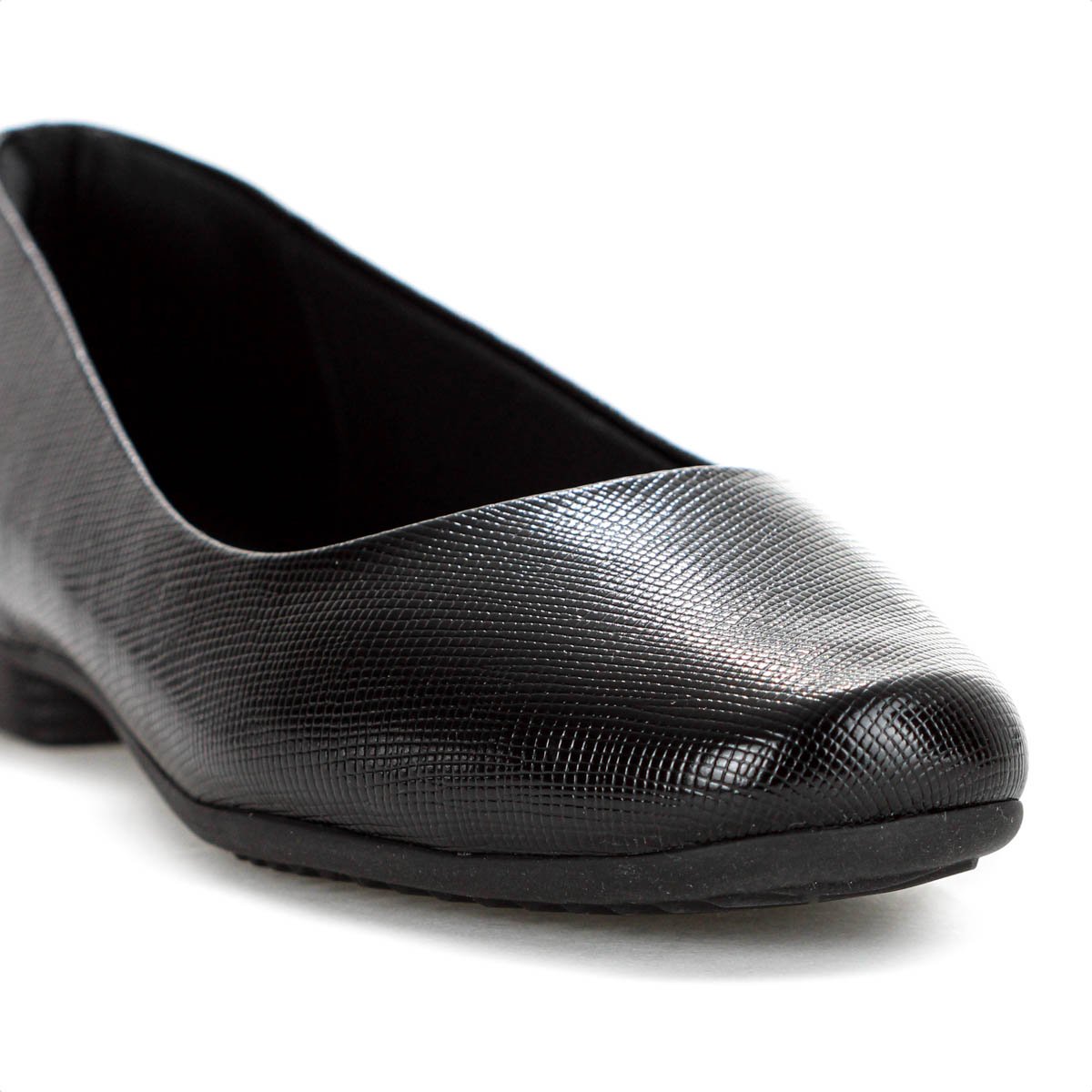 Sapatilha Piccadilly Napa Lux Texturizada Preto - Feminino Preto 8