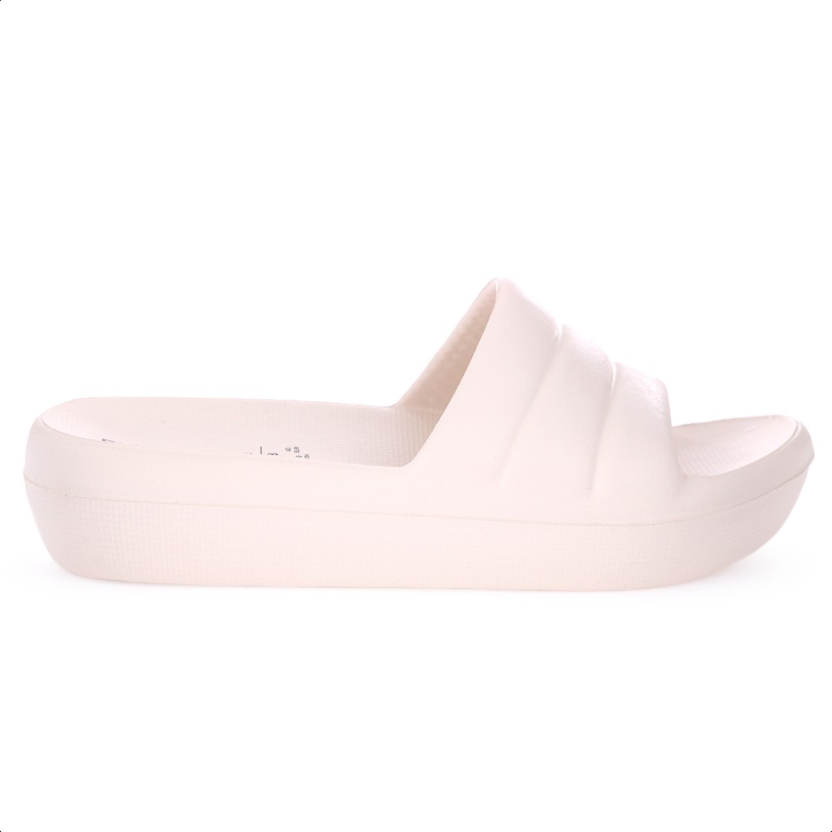 Chinelo Piccadilly Slide Marshmallow Off White  - Feminino