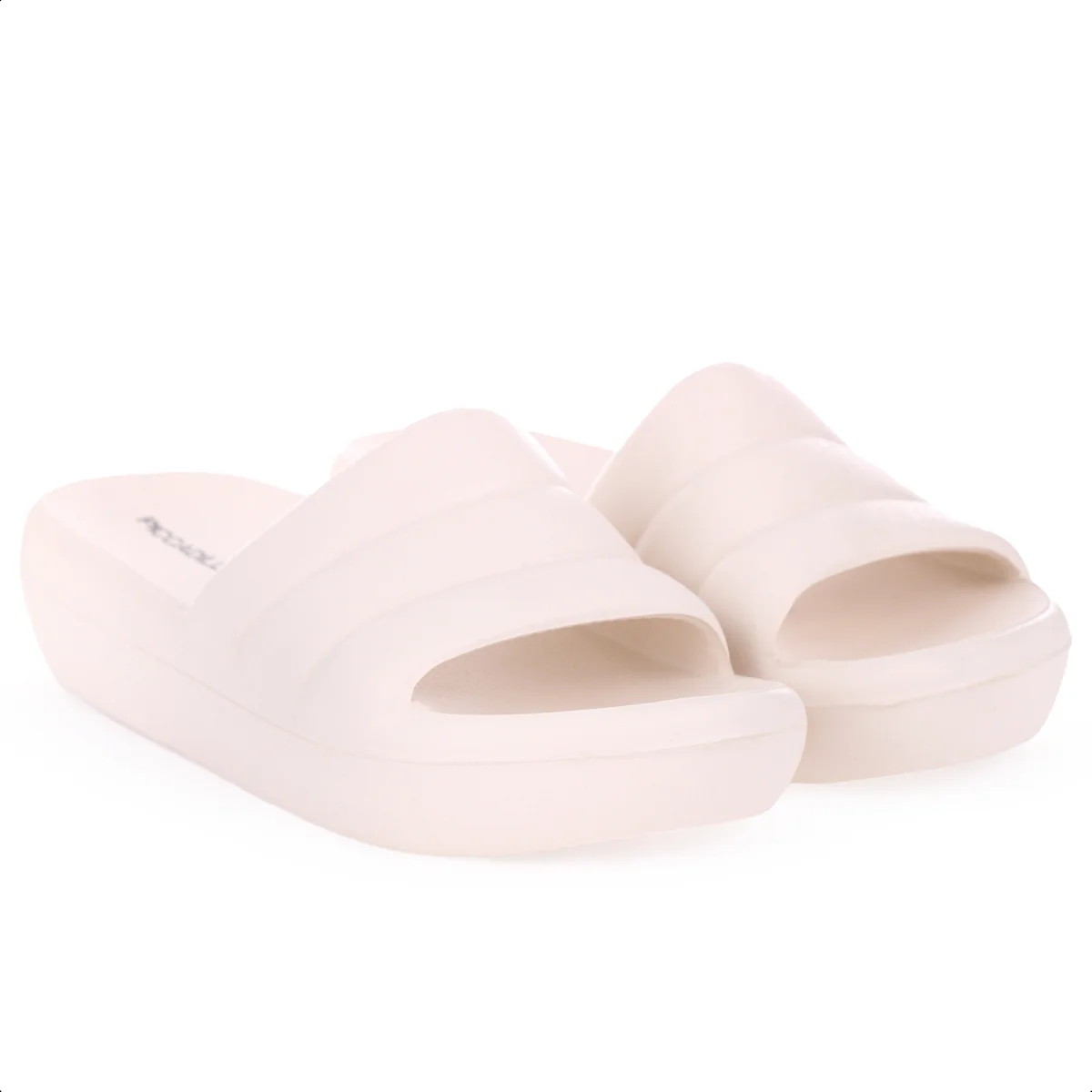 Chinelo Piccadilly Slide Marshmallow Off White - Feminino Branco 3