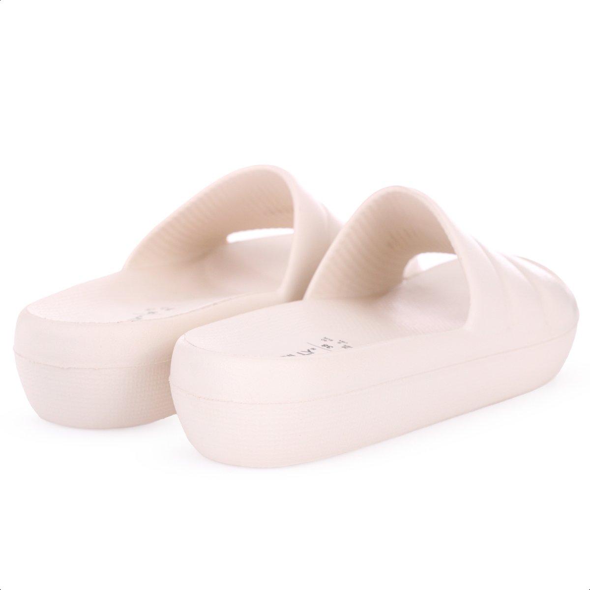 Chinelo Piccadilly Slide Marshmallow Off White - Feminino Branco 4