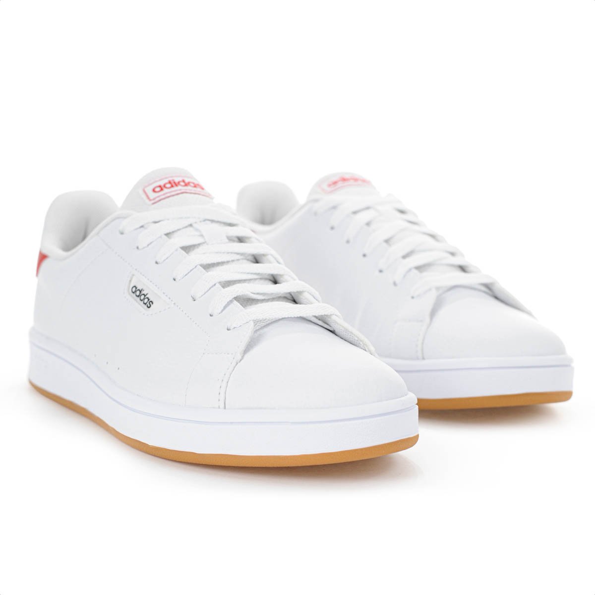 Tenis Adidas Urban Court Branco e Vermelho - Masculino Branco 3