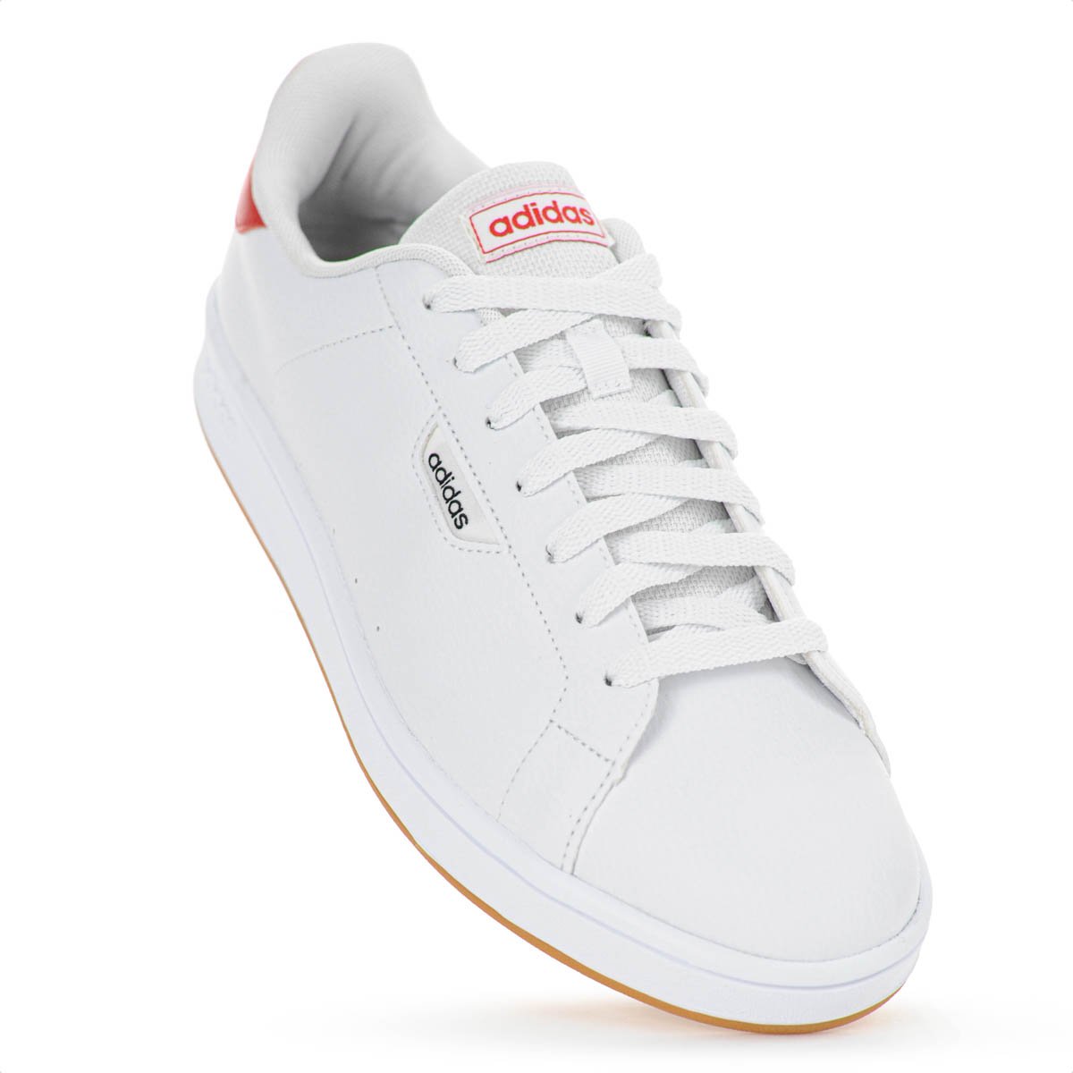 Tenis Adidas Urban Court Branco e Vermelho - Masculino Branco 5