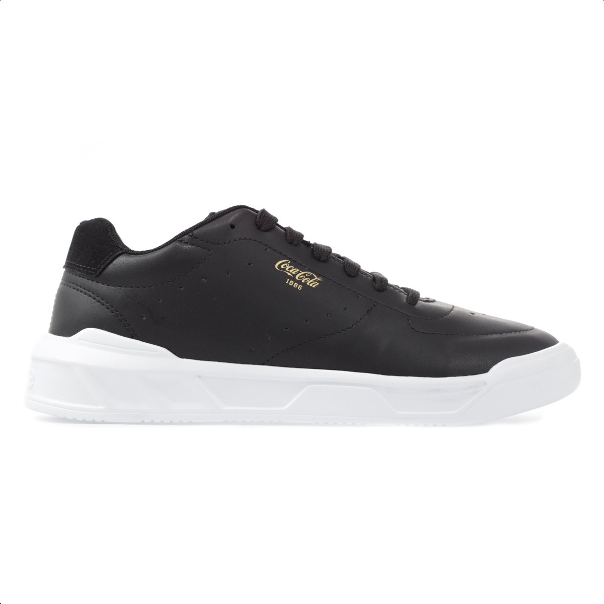 Tenis Coca Cola Soho Ease Preto e Branco - Masculino