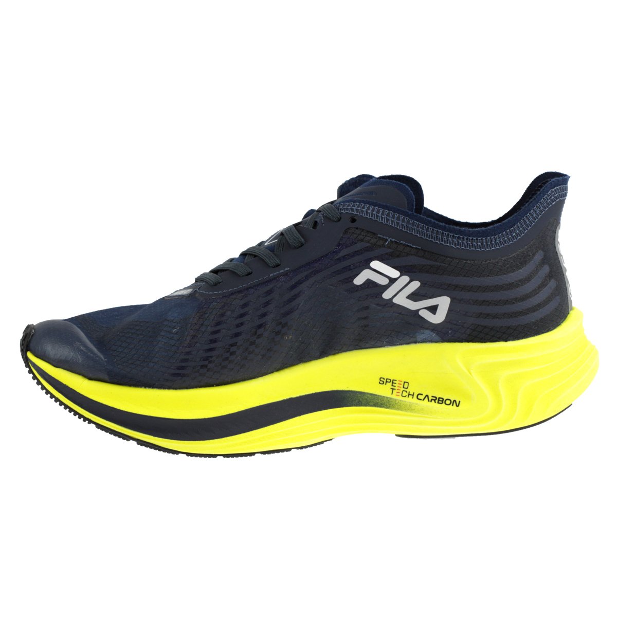 Tenis Fila Racer Carbon Azul Escuro e Amarelo - Masculino Azul Escuro/Amarelo 2