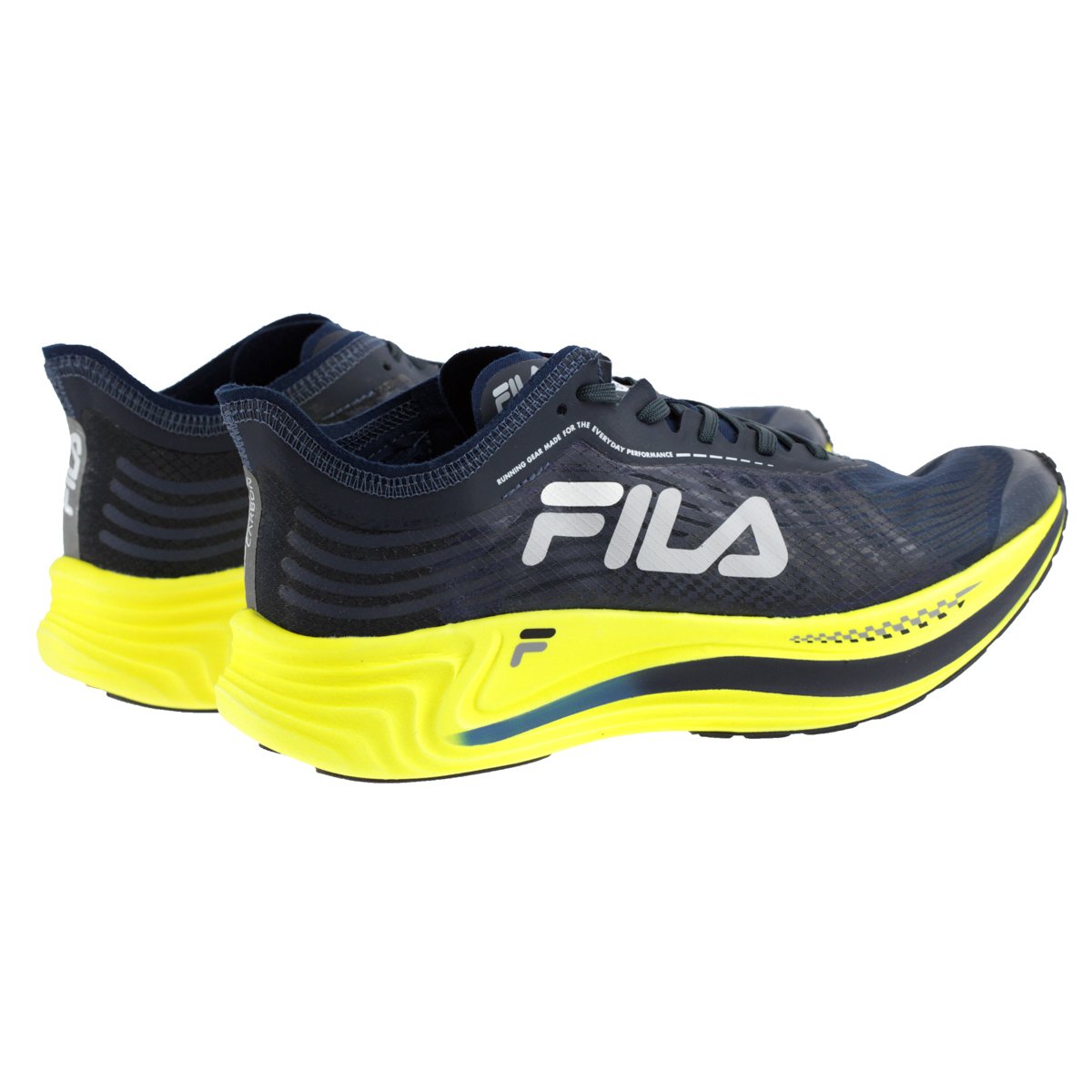 Tenis Fila Racer Carbon Azul Escuro e Amarelo - Masculino Azul Escuro/Amarelo 4