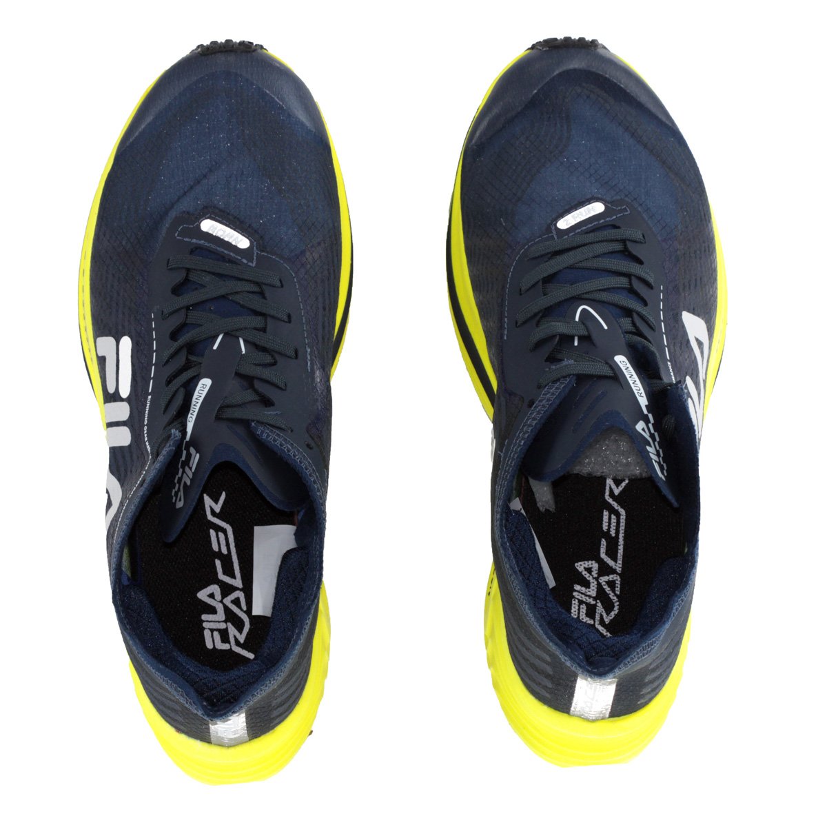 Tenis Fila Racer Carbon Azul Escuro e Amarelo - Masculino Azul Escuro/Amarelo 5