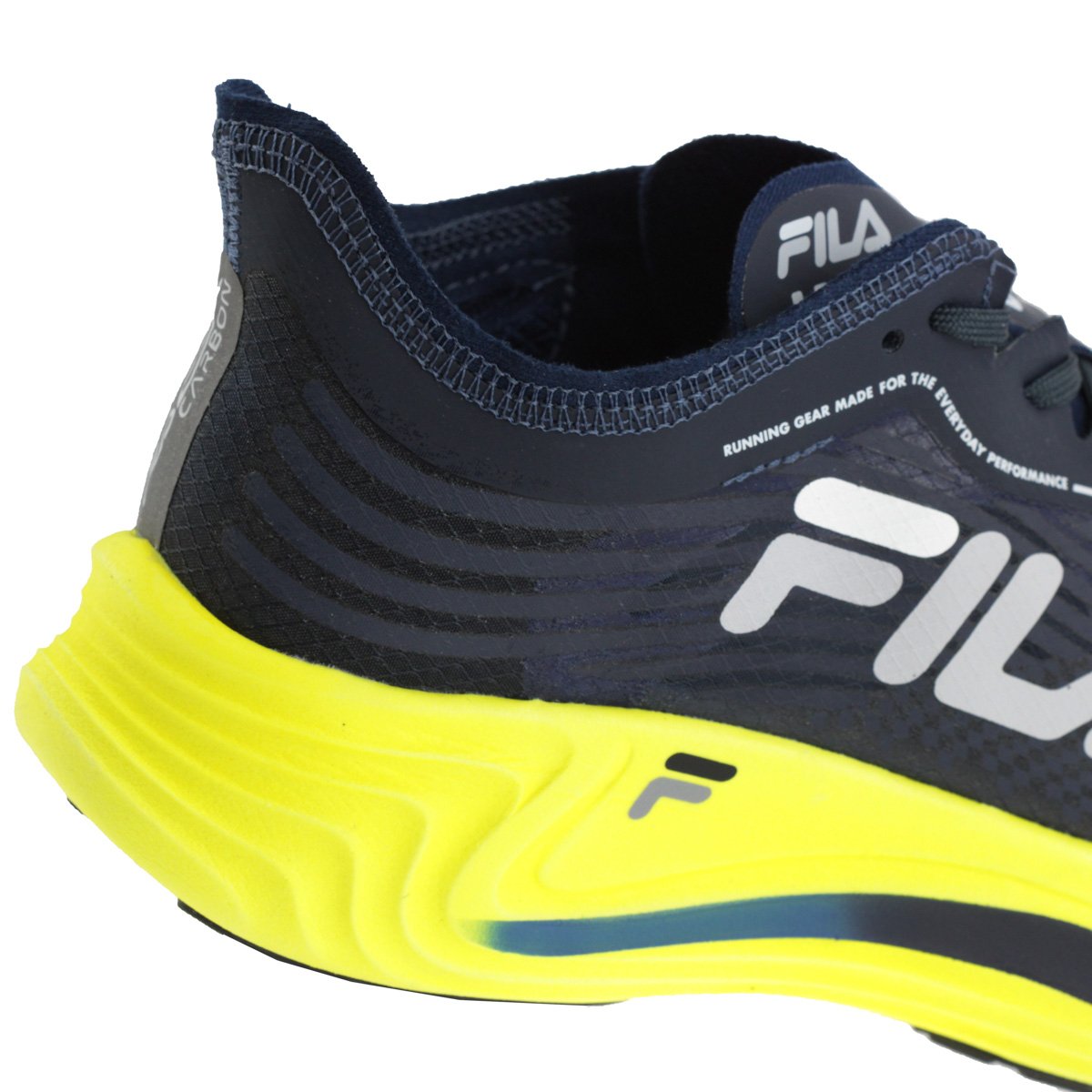 Tenis Fila Racer Carbon Azul Escuro e Amarelo - Masculino Azul Escuro/Amarelo 8