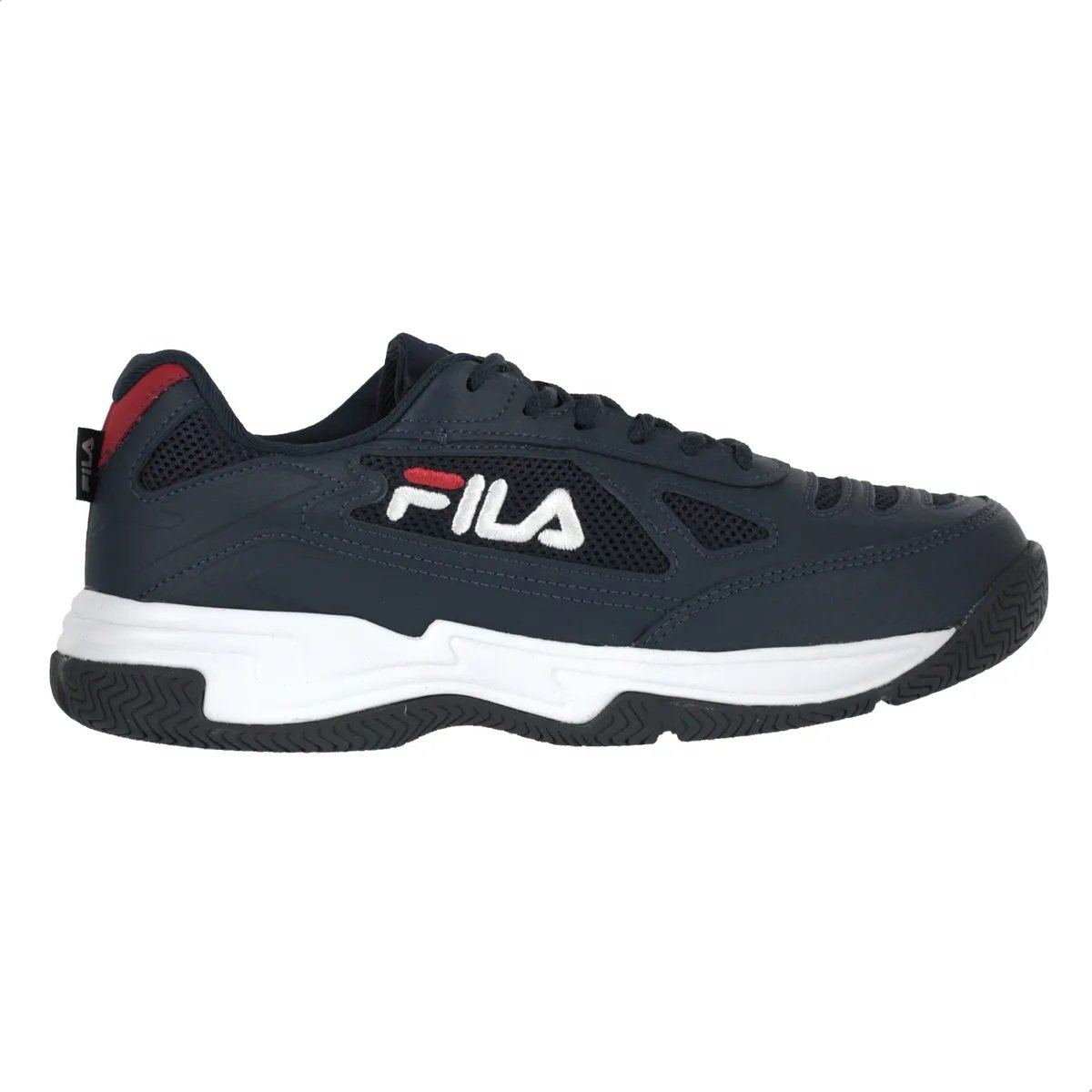 Tenis Fila Lugano 7.0 Marinho e Branco - Masculino